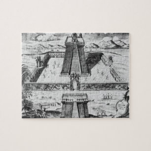 Quebra-cabeça O Mayor de Templo em Tenochtitlan