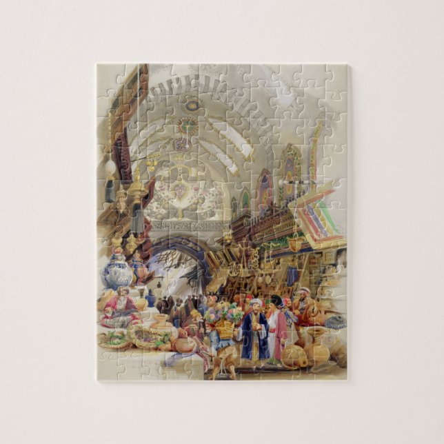 Quebra-cabeça O Missr Tcharsky, ou mercado egípcio, em Constan (Vertical)