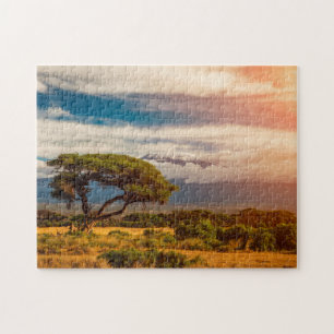 Quebra-cabeça O Monte Kilimanjaro   Amboseli, Kenya