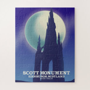 Quebra-cabeça O Monumento Scott, Edimburgo, Escócia