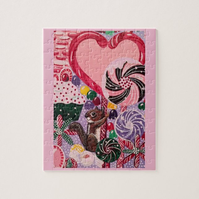 Quebra-cabeça O Mundo das Minerações de Elizabeth (Vertical)