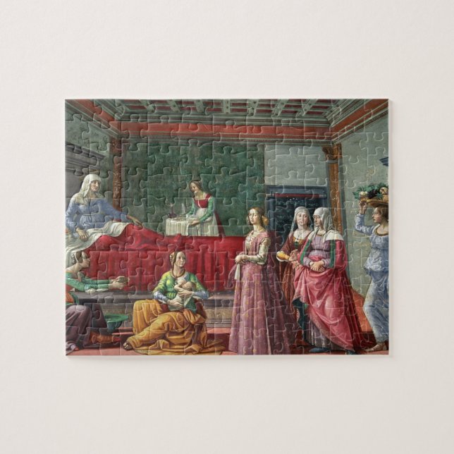 Quebra-cabeça O nascimento de St John o baptista (fresco) (veja (Horizontal)