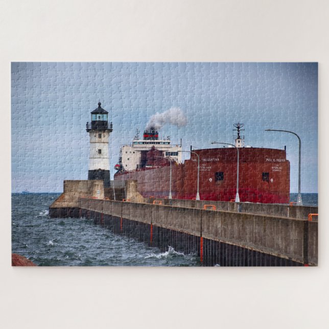 Quebra-cabeça O Navio e Farol Paul R. Tregurtha (Horizontal)