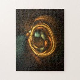 Quebra-cabeça O ninho do pássaro da arte do Fractal