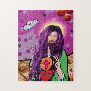 Quebra-cabeça O original "Keanu Jesus" de Cats-a-Tonic