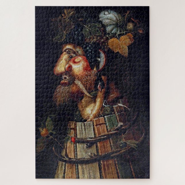 Quebra-cabeça O outono, Arcimboldo (Vertical)