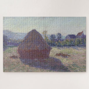 Quebra-cabeça O Palheiro de Claude Monet ao Sol Poente (1891)