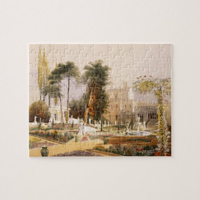 Quebra-cabeça O Parterre nos jardins em Wilton, o assento de (Horizontal)