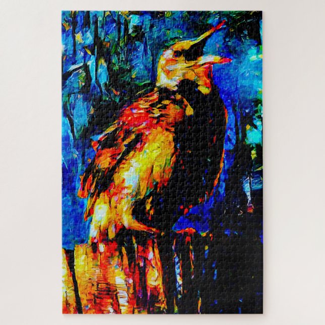 Quebra-cabeça O pássaro Solitário 2 (Vertical)