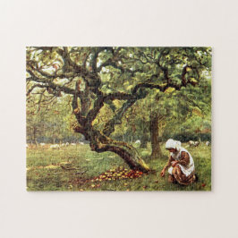 Quebra-cabeça O pomar da Apple por Helen Allingham