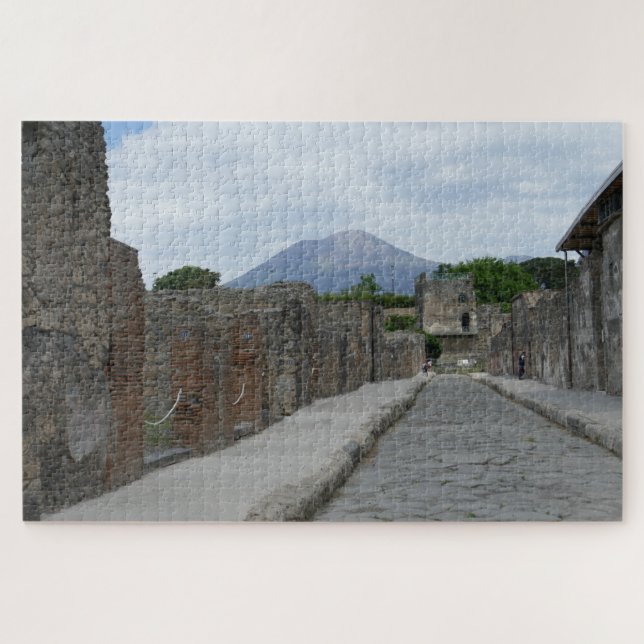 Quebra-cabeça O Pompeii-Vesúvio (Horizontal)