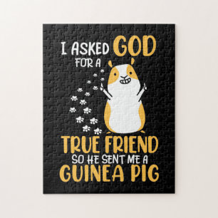 Quebra-cabeça O Porco Da Guiné É Verdadeiro Amigo.