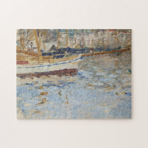 Quebra-cabeça O Porto de Nice   Berthe Morisot