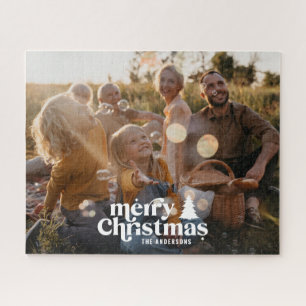 Quebra-cabeça O presente de colagem de fotos mínima de Natal é ú