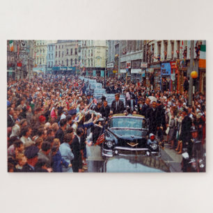 Quebra-cabeça O presidente Kennedy visita a Irlanda.