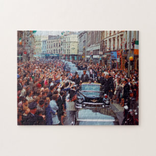 Quebra-cabeça O presidente Kennedy visita a Irlanda.