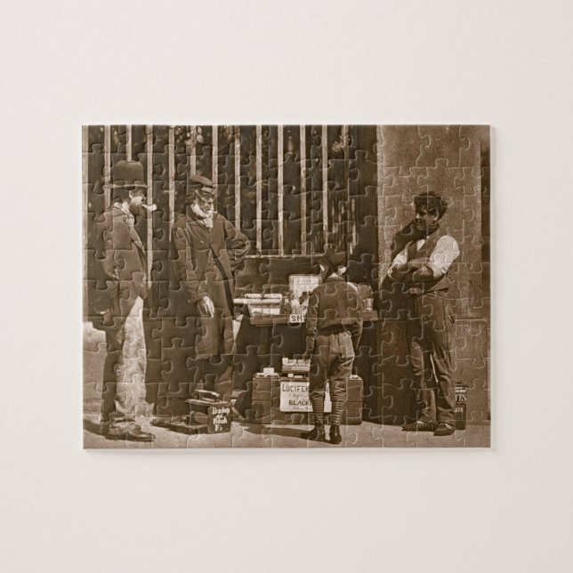 Quebra-cabeça O preto de calçados dramático, 1876-77 (Horizontal)