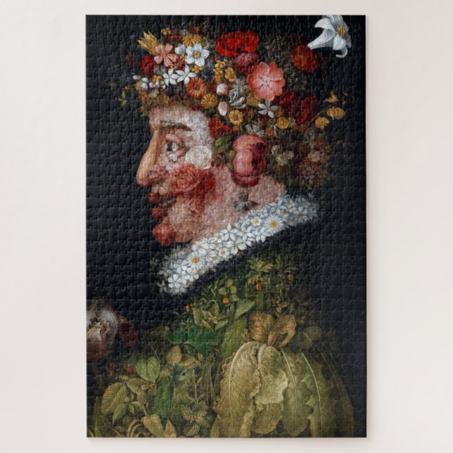 Quebra-cabeça O Primavera, Arcimboldo (Vertical)