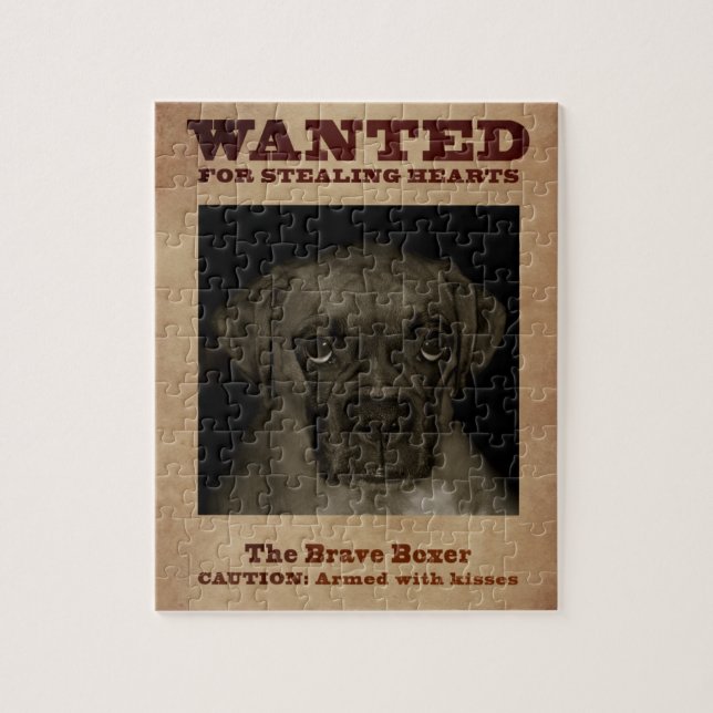 Quebra-cabeça O pugilista bravo (Vertical)