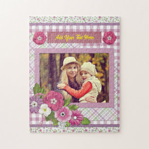 Quebra-cabeça O Quadro Personalizado com Texto Personalizado