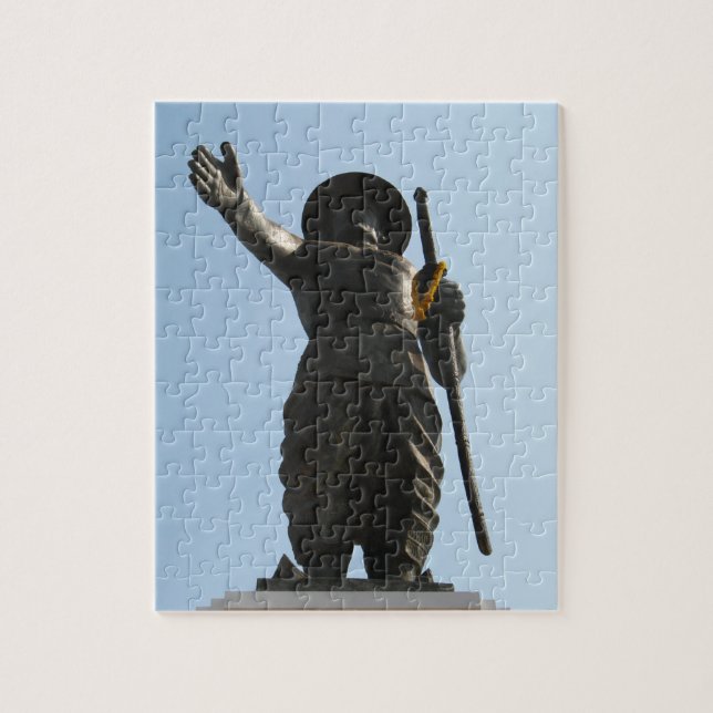 Quebra-cabeça O Rei Excelente Anouvong... Vientiane, Laos (Vertical)