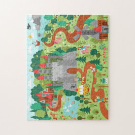 Quebra-cabeça O Reino Fairytala Medieval Fantasy Castle Kids Div