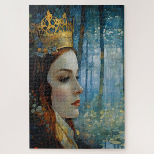 Quebra-cabeça O retrato de conto de coração perdido da Rainha