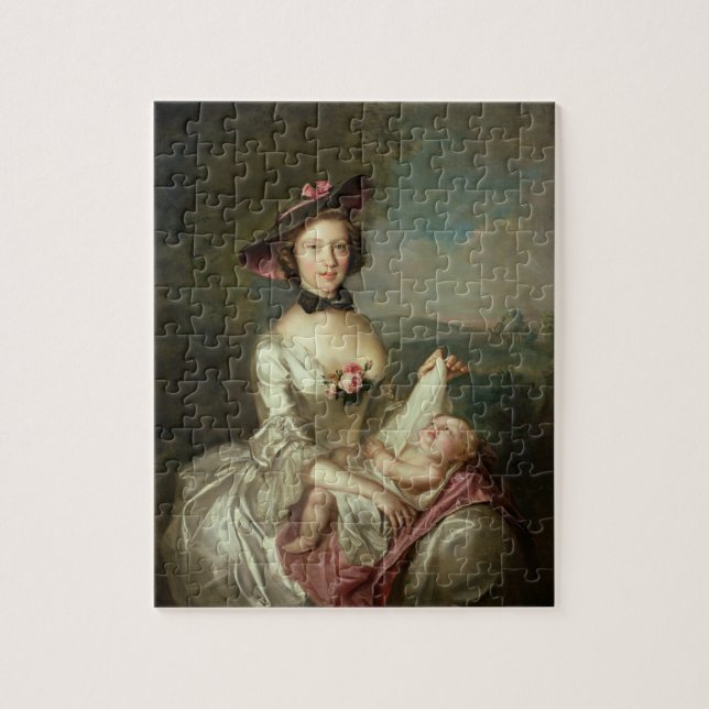 Quebra-cabeça O retrato de uma senhora, disse ser Elizabeth, (Vertical)