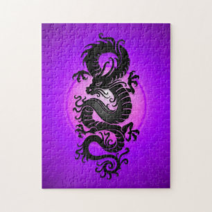 Quebra-cabeça O roxo estourou o dragão chinês