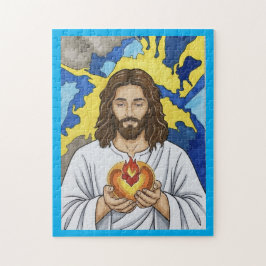 Quebra-cabeça O Sagrado Coração de Jesus
