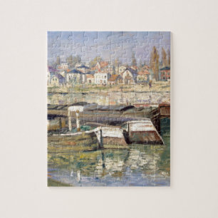 Quebra-cabeça O Seine em Asnieres por Claude Monet