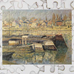 Quebra-cabeça O Sena em Asnieres por Claude Monet