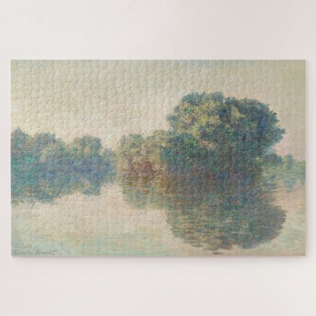 Quebra-cabeça O Sena em Giverny – Claude Monet (Horizontal)