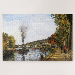 Quebra-cabeça O Sena em Marly (1871) por Camille Pissarro