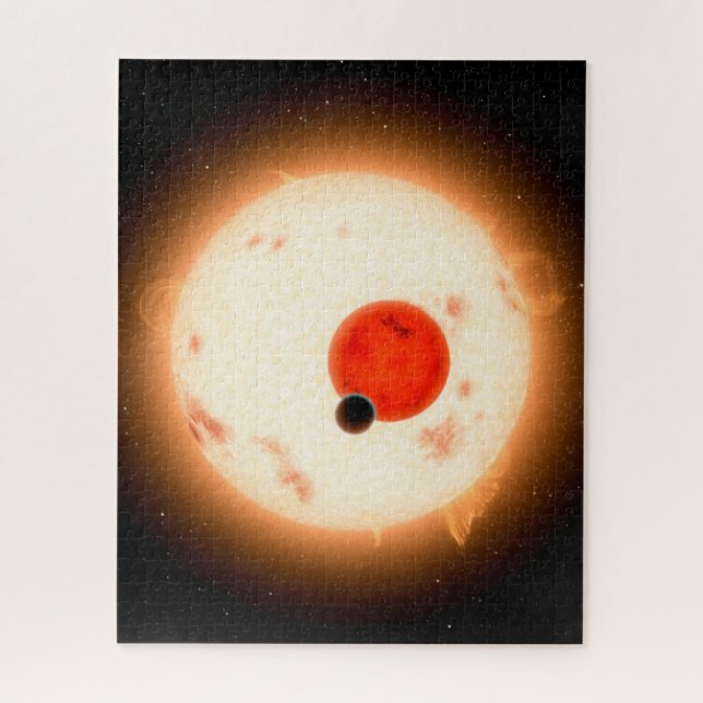 Quebra-cabeça O Sistema Kepler-16. (Vertical)