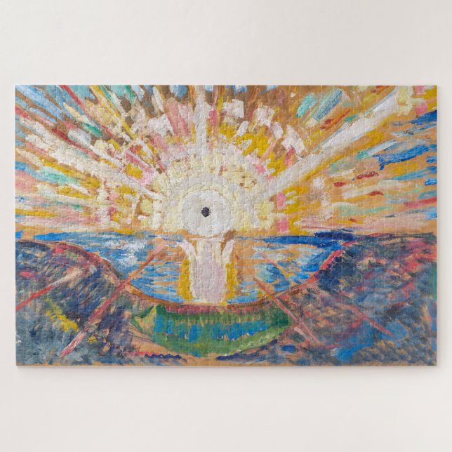 Quebra-cabeça O Sol 1912 | Edvard Munch | (Horizontal)