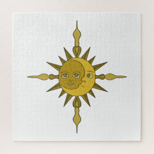 Quebra-cabeça O Sol e a Lua