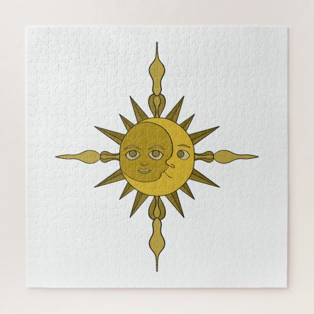 Quebra-cabeça O Sol e a Lua (Vertical)