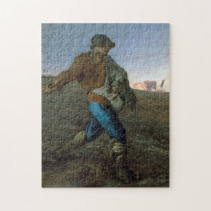 Quebra-cabeça O Sower, Jean-Francois Millet