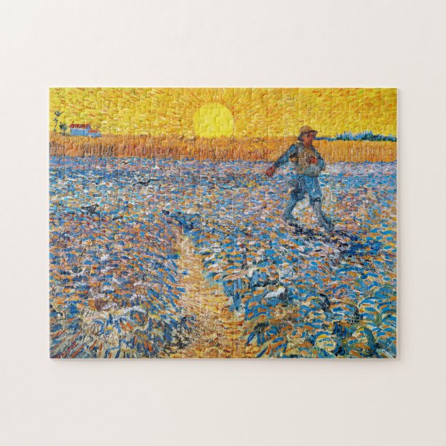 Quebra-cabeça O Sower, Van Gogh (Horizontal)