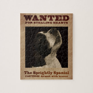 Quebra-cabeça O Spaniel de Springer enérgico