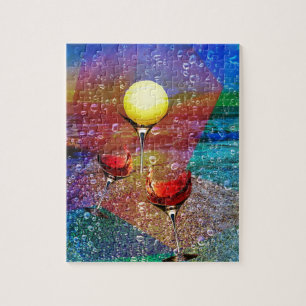 Quebra-cabeça O tênis comemora na cor completa