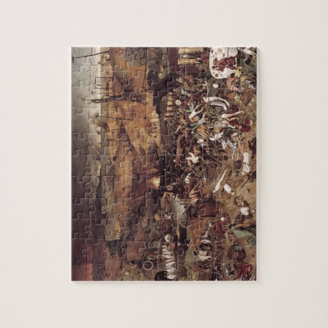 Quebra-cabeça O triunfo da morte de Peter Bruegel (Vertical)
