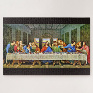 Quebra-cabeça O último jantar de Leonardo Da Vinci