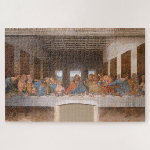 Quebra-cabeça O último jantar de Leonardo Da Vinci