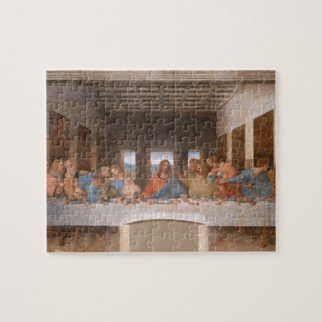Quebra-cabeça O último jantar de Leonardo Da Vinci (Horizontal)