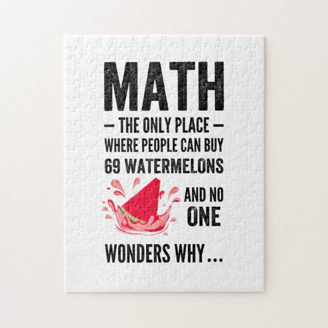 Quebra-cabeça O Único Local Onde As Melancias Comprares Da Pesso (Vertical)