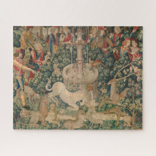 Quebra-cabeça O Unicórnio é Encontrado, Tapeçaria Medieval