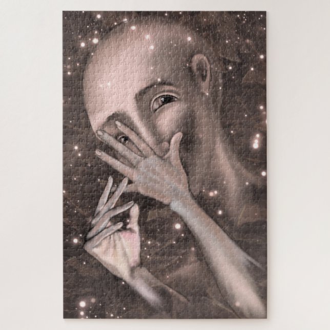 Quebra-cabeça O Universo vê a arte de pintura Abstrato (Vertical)