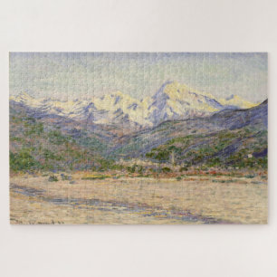 Quebra-cabeça O Vale do Nervia de Claude Monet (1884)